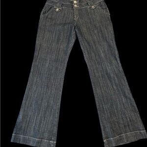 one 5 one Dark Blue Flare Jeans